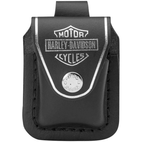 Harley Davidson Zippo nahkakotelo