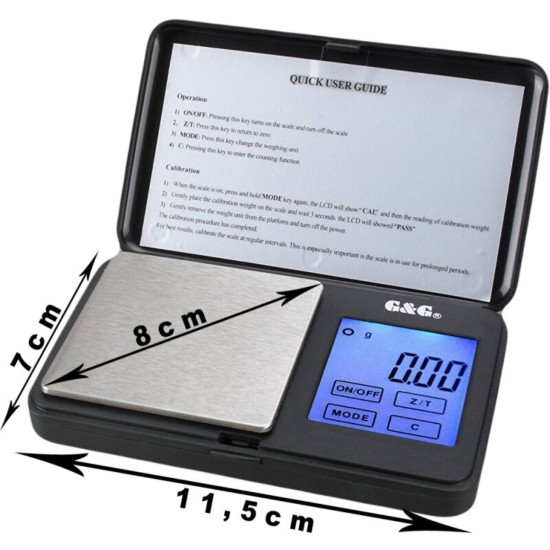 Taskuvaaka digitaalinen 100 - 1000g